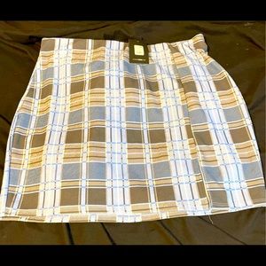 Fashion Nova Skip School Blue Mini Skirt